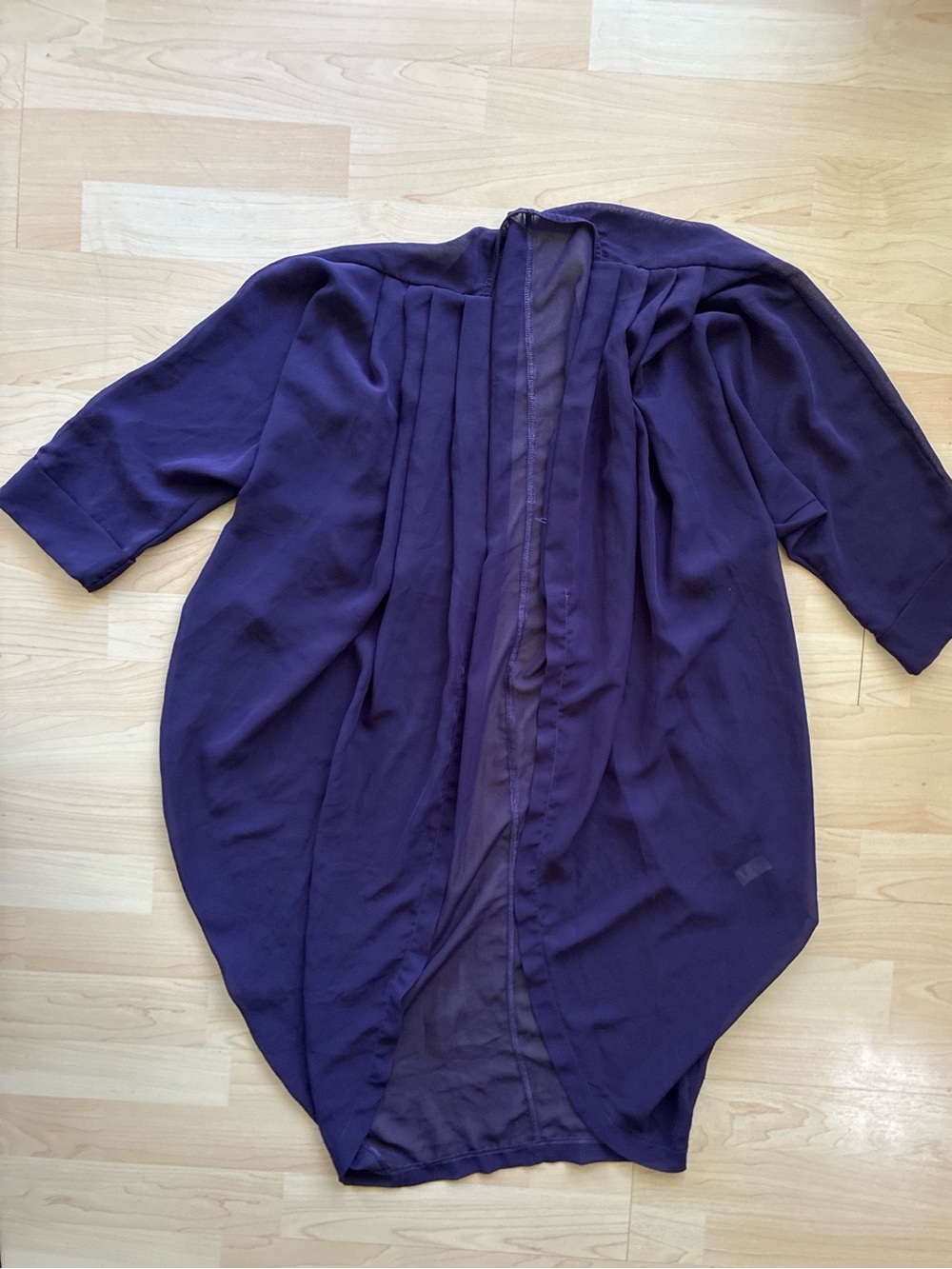 American Apparel Purple Chiffon kimono